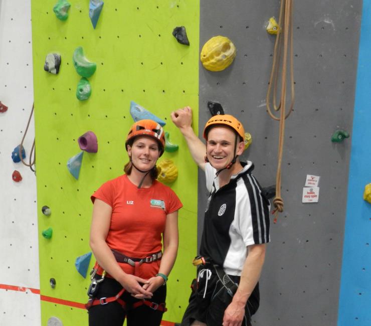 Climbing - Liz Collyer and Fraser Watson